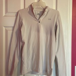 Large under armor workout quarter zip